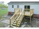 Deck with stairs at 660 Our Way, Linden, NC 28356