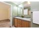 Bathroom featuring a double vanity with two sinks at 660 Our Way, Linden, NC 28356