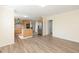 Open kitchen featuring wood cabinets, stainless steel appliances, and a center island at 660 Our Way, Linden, NC 28356