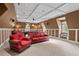 Large living area with recessed lighting, comfortable seating and a billiard table at 7002 Old Trail Dr, Durham, NC 27712