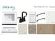 Harmony guest bathroom design featuring faucet, countertop, flooring, tile, and hardware at 709 Compeer Way # 32, Rolesville, NC 27571