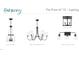 Lighting options including a kitchen island pendant, dining area chandelier, and bathroom vanity fixture for a stylish design at 709 Compeer Way # 32, Rolesville, NC 27571