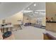 Large bonus room featuring a sewing area and craft area with carpeted floors at 7336 Barham Hollow Dr, Wake Forest, NC 27587