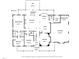 Detailed floor plan showcasing the layout of the home, including room dimensions and layout at 7336 Barham Hollow Dr, Wake Forest, NC 27587