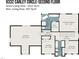 Second floor plan showing the primary bedroom and three additional bedrooms at 9332 Carley Cir, Garner, NC 27529