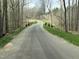 A long, winding driveway leading to a secluded homesite surrounded by mature trees and professional landscaping at 0009 Tallulah Loop Ln, Cedar Grove, NC 27231