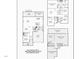 Detailed floor plan showcasing the layout with measurements for each room and outdoor spaces at 105 Smoky Emerald Way, Holly Springs, NC 27540