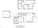 Comprehensive floor plan showing both levels, including room dimensions and square footage details at 109 Broadwater Dr, Wake Forest, NC 27587