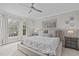 Tranquil bedroom boasting natural light, soft textures, and stylish decor at 109 Yorkchester Way, Raleigh, NC 27615