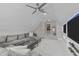 Upstairs living room with soft gray seating and a view to another room at 109 Yorkchester Way, Raleigh, NC 27615