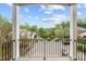 Balcony view of a neighborhood with houses and trees at 1104 Hobson Ct, Raleigh, NC 27607