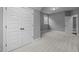 Bedroom features carpet, light gray walls, and a double closet at 1104 Hobson Ct, Raleigh, NC 27607