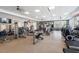 Well-equipped gym with state-of-the-art cardio and weight training equipment for a complete workout at 1108 Cadence Ln, Durham, NC 27703