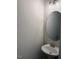 Compact powder room with modern fixtures at 112 Surles Landing Way, Benson, NC 27504