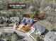 Aerial view of the property at 116 Palermo Court, Apex, NC, showing the home's layout and surrounding neighborhood at 116 Palermo Ct, Apex, NC 27539