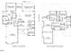 Detailed floor plan showcasing layout for the first and second floors of the home at 1218 Kingwood Dr, Raleigh, NC 27609