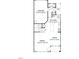 Detailed floor plan of the home's first story showcasing the layout of the kitchen, Gathering room, and garage at 1427 Goldsboro Ave, Sanford, NC 27330