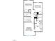 Second floor plan featuring primary bedroom, bedrooms 2 and 3, and 2 bathrooms at 1431 Goldsboro Ave, Sanford, NC 27330