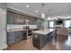 Stylish kitchen featuring a functional island, stainless steel appliances, and ample storage at 190 Alcock Ln, Youngsville, NC 27596