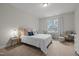 Bedroom featuring a bed, desk, and a chair at 1915 Kings Knot Ct, Apex, NC 27502