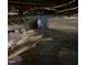 Waterproofed crawlspace with vapor barrier in place at 3518 Donnigale Ave, Durham, NC 27705