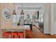Bright kitchen with stainless steel appliances, granite countertops, and a center island with seating at 417 Westbury Dr, Chapel Hill, NC 27516
