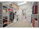 Spacious walk-in closet with built-in shelving and ample storage space for clothes and accessories at 417 Westbury Dr, Chapel Hill, NC 27516
