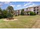 Well-maintained community area with green space, gazebo and picnic table for outdoor enjoyment at 452 Panorama Park Pl, Cary, NC 27519