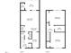 Detailed floorplan showcasing the layout of the two-story home, including room dimensions at 506 N Greensboro St # Apt 33, Carrboro, NC 27510