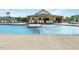 Community pool with sundeck and seating at 540 Folk Song Way, Wendell, NC 27591