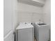 Convenient laundry room with modern machines and ample storage at 53 Whitley Ridge Dr, Clayton, NC 27527