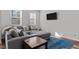 Inviting living room featuring comfortable seating and stylish decor at 5432 Crescent Square St, Raleigh, NC 27616