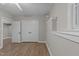 Finished basement featuring double closets and ample light from a window at 5816 Sand Pebble Pl, Raleigh, NC 27613