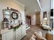 Spacious living room, providing access to stairs and other rooms at 6521 Camellia Creek Dr, Raleigh, NC 27603