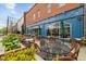 Outdoor patio area with seating, offering a welcoming and relaxing space for customers at 700 Market St # 214, Chapel Hill, NC 27516