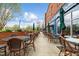 Outdoor patio area with seating, offering a welcoming and relaxing space for customers at 700 Market St # 214, Chapel Hill, NC 27516