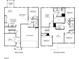 First and second floor floor plan for the home at 721 Deschutes Dr, Garner, NC 27529