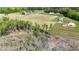 Aerial view of a property and neighborhood with lush trees and clear blue skies at 8091 Stone Heritage Rd, Middlesex, NC 27557