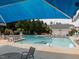 A large community pool featuring ample lounge chairs, shaded areas, and a separate diving area for relaxing by the water at 1008 Brittley Way, Apex, NC 27502