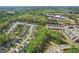 Aerial view of the neighborhood with Fuquay-Varina Middle School, highlighting community features and surroundings at 1039 S Philwood Ct, Fuquay Varina, NC 27526