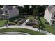 Rendering of a community garden showing various flowers, greenery, plots and walkways at 1140 Sun Springs Rd, Wake Forest, NC 27587