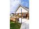 Outdoor grilling area has stone countertops and shelter for neighborhood cooking and socializing at 1140 Sun Springs Rd, Wake Forest, NC 27587