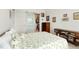 Bedroom showcasing a sliding closet door, dresser, and modern decor at 120 Mosaic Blvd # 308, Pittsboro, NC 27312