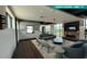 Resident clubhouse lounge features a TV, fireplace and comfortable seating at 120 Mosaic Blvd # 308, Pittsboro, NC 27312