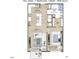 Floor plan layout featuring an open kitchen, living area, Primary bedroom, and bathroom suite at 120 Mosaic Blvd # 308, Pittsboro, NC 27312