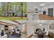 Charming one-story home with green siding and a wooded front yard, creating a serene and private setting at 122 Monticello Ave, Durham, NC 27707