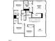 Second floor layout showcasing the owner's suite, three additional bedrooms, a loft, and two bathrooms at 184 Sprenger St, Garner, NC 27529