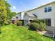 Backyard featuring lush greenery and privacy fencing at 2101 Piney Brook Rd # 105, Raleigh, NC 27614
