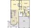 An open-concept floor plan with a great room, kitchen, dining area, and Primary bedroom at 25 Malbec Way, Youngsville, NC 27596