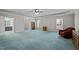 Large bedroom with windows, neutral paint and views at 359 Punch Hill Farm Rd, Rougemont, NC 27572